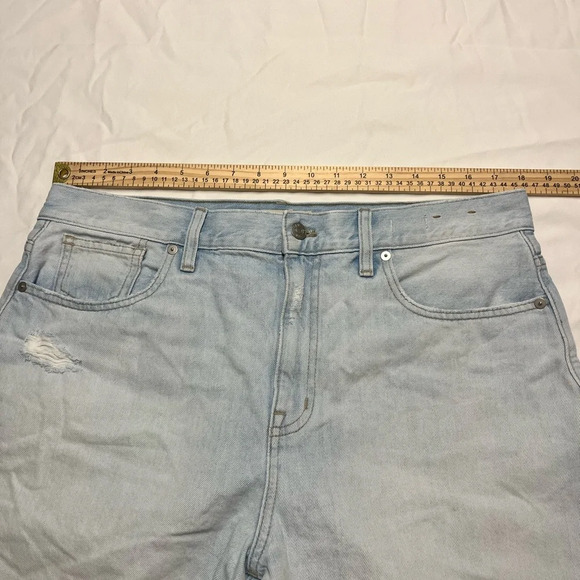 Madewell The '90s Mid-Length Jean Short in Pearlman Wash 31 new without tags - Picture 7 of 14
